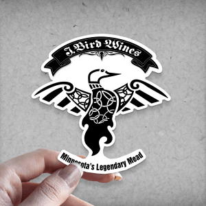J Bird Wines Legendary Mead - Sticker